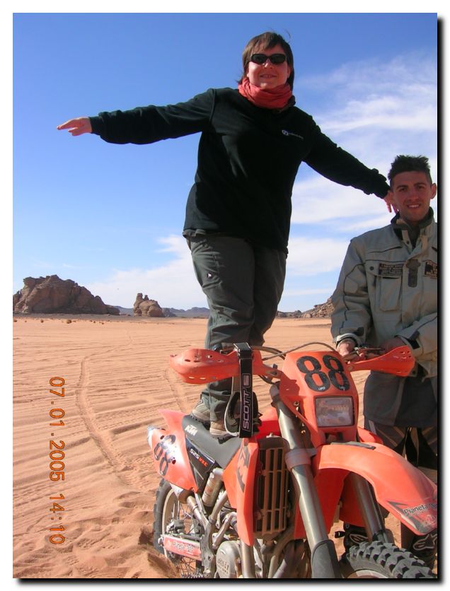 087 - Io sul Ktm nell'acacus